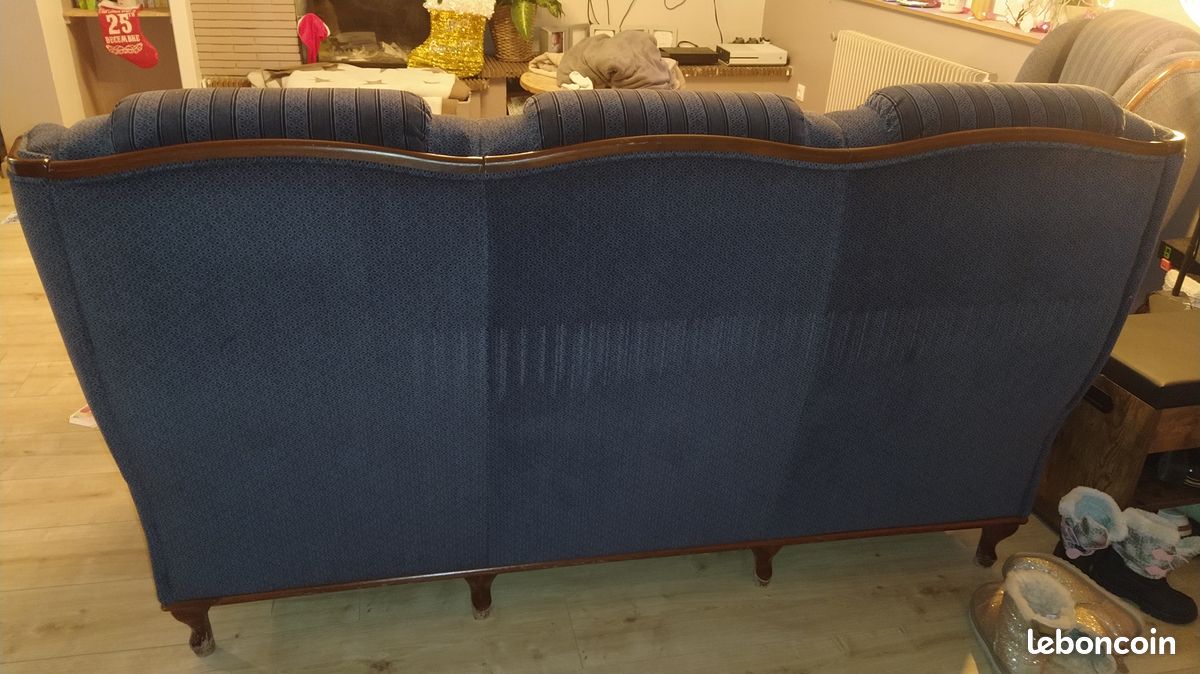Vends canapé vintage tissu (image 1)