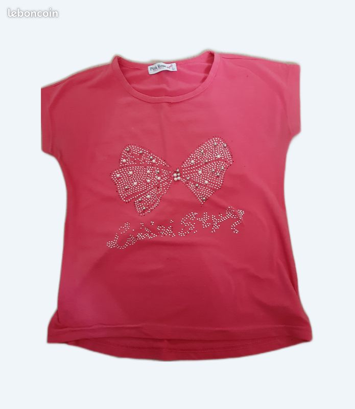 T-shirt rose (image 1)