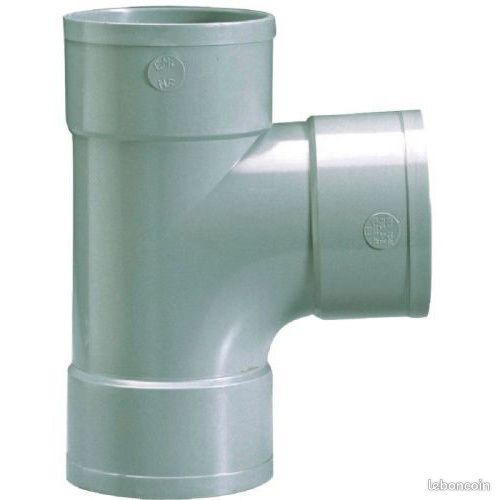 Te PVC diamètre 100 (image 1)
