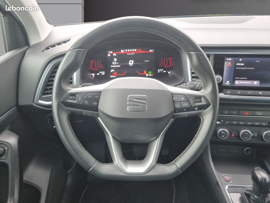 SEAT ATECA 1.5 TSI 150 ch Start/Stop DSG7 Style sièges chauffants virtual cockpit Carplay Garantie 12 mois (image 13)