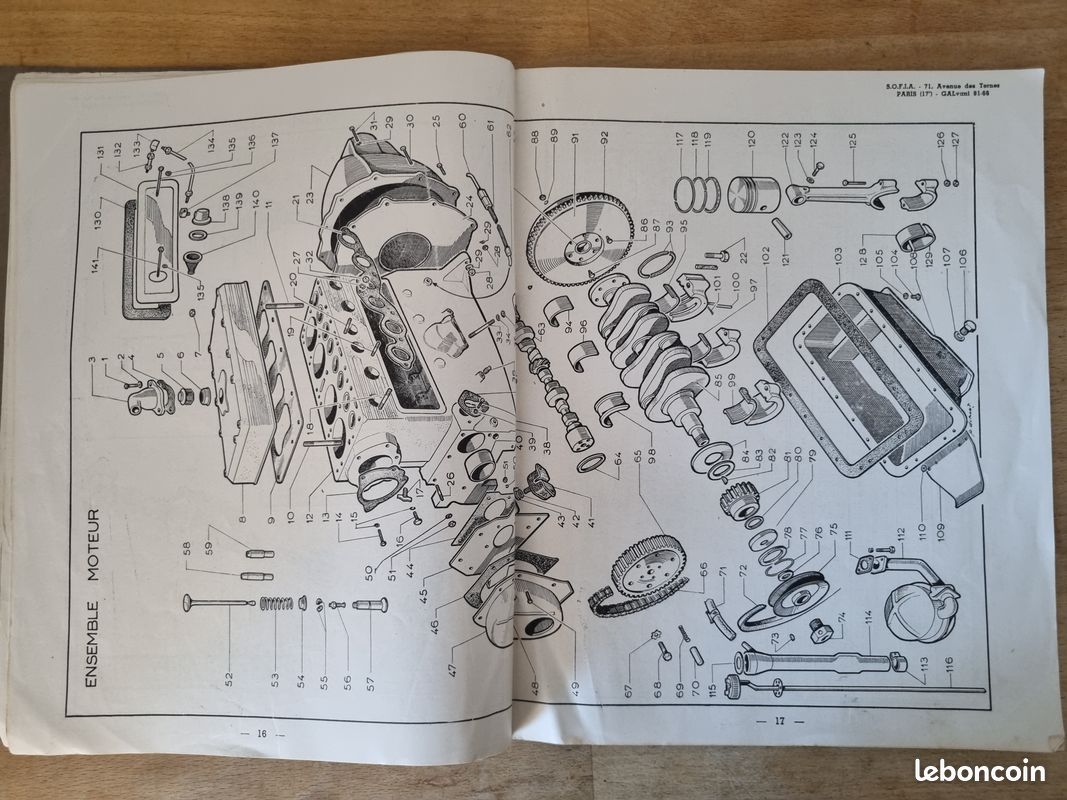 Catalogue de pièces détachées original d'époque CONCESSIONNAIRE JEEP WILLYS OVERLAND SOFIA Importateur distributeur général (image 4)