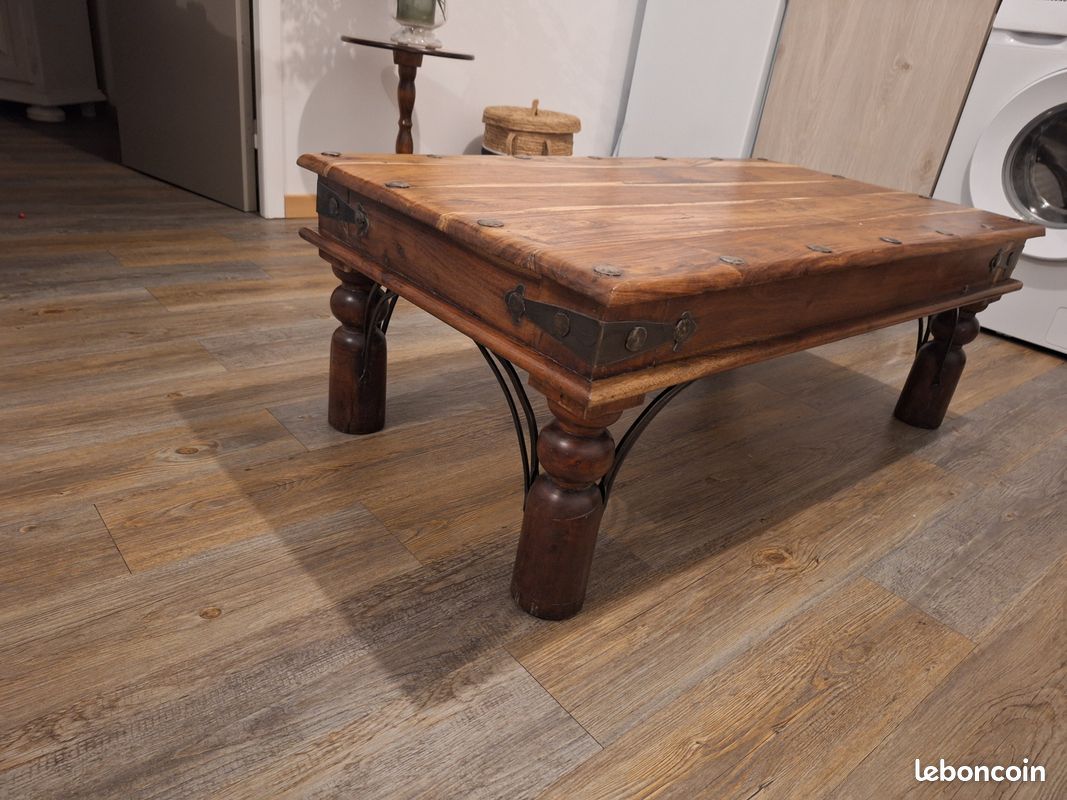 Table basse en bois massif (image 2)