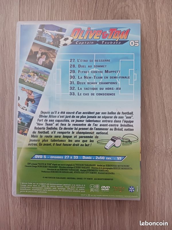 Dvd Olive et Tom (Captain Tsubasa) - 05 (image 2)