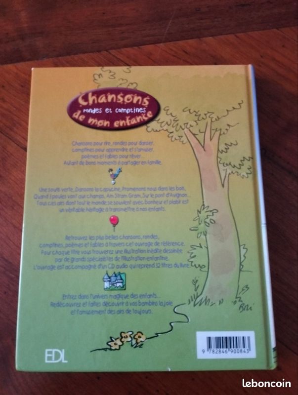 Livre Chansons, rondes et comptines de mon enfance (image 2)