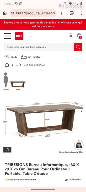 Bureau neuf (image 1)