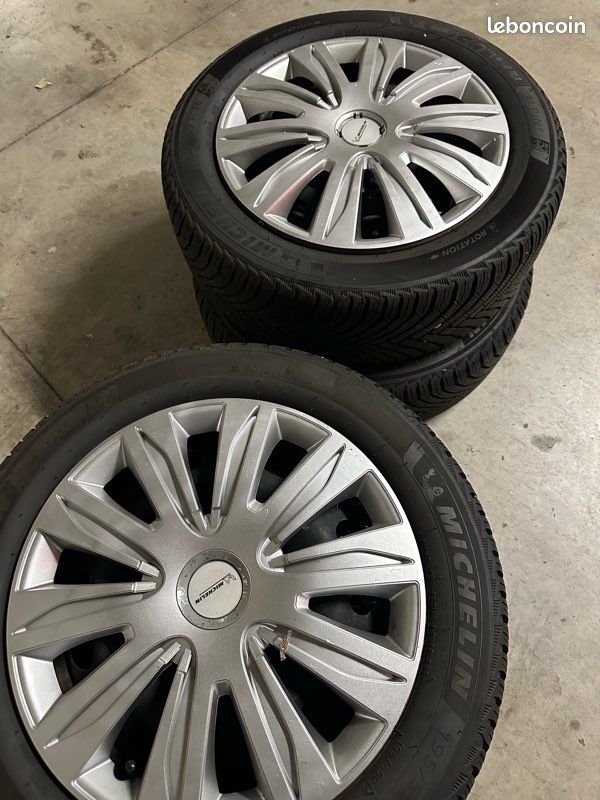 4 roues complètes MiCHELIN ALPIN 195 55 R16 (image 1)