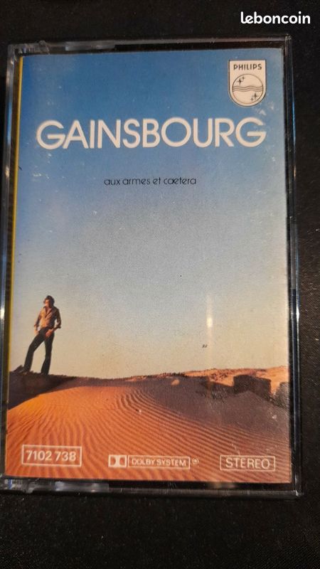 K7 audio Serge Gainsbourg "aux armes et coetera" (image 1)