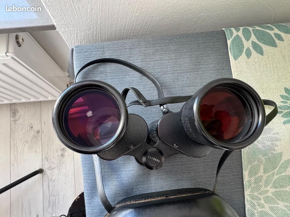Jumelles Carl Zeiss Jena Dekarem 10x50 Avec Boussole - 1934 - Armée Vorkrieg