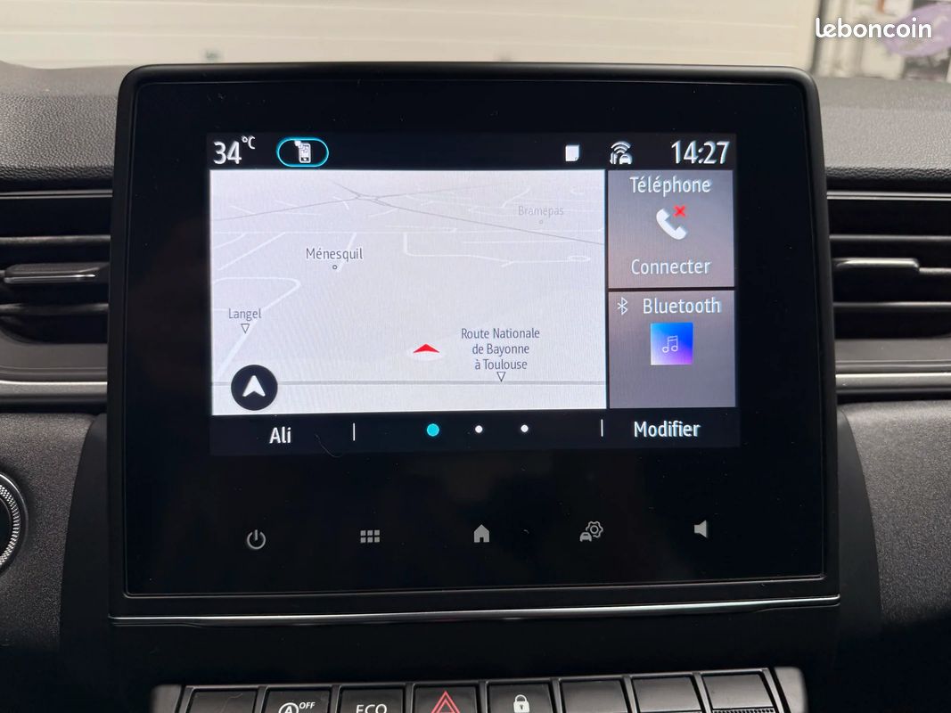 Renault CAPTUR BUSINESS 1.0 tce 90 CV + CARPLAY + CAMERA + CLIMATISATION (image 23)