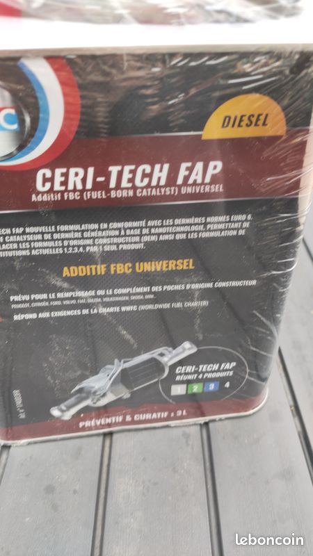 Additif catalyseur diesel pour FAP - 3 litres - ERC Ceri-Tech FAP (image 1)
