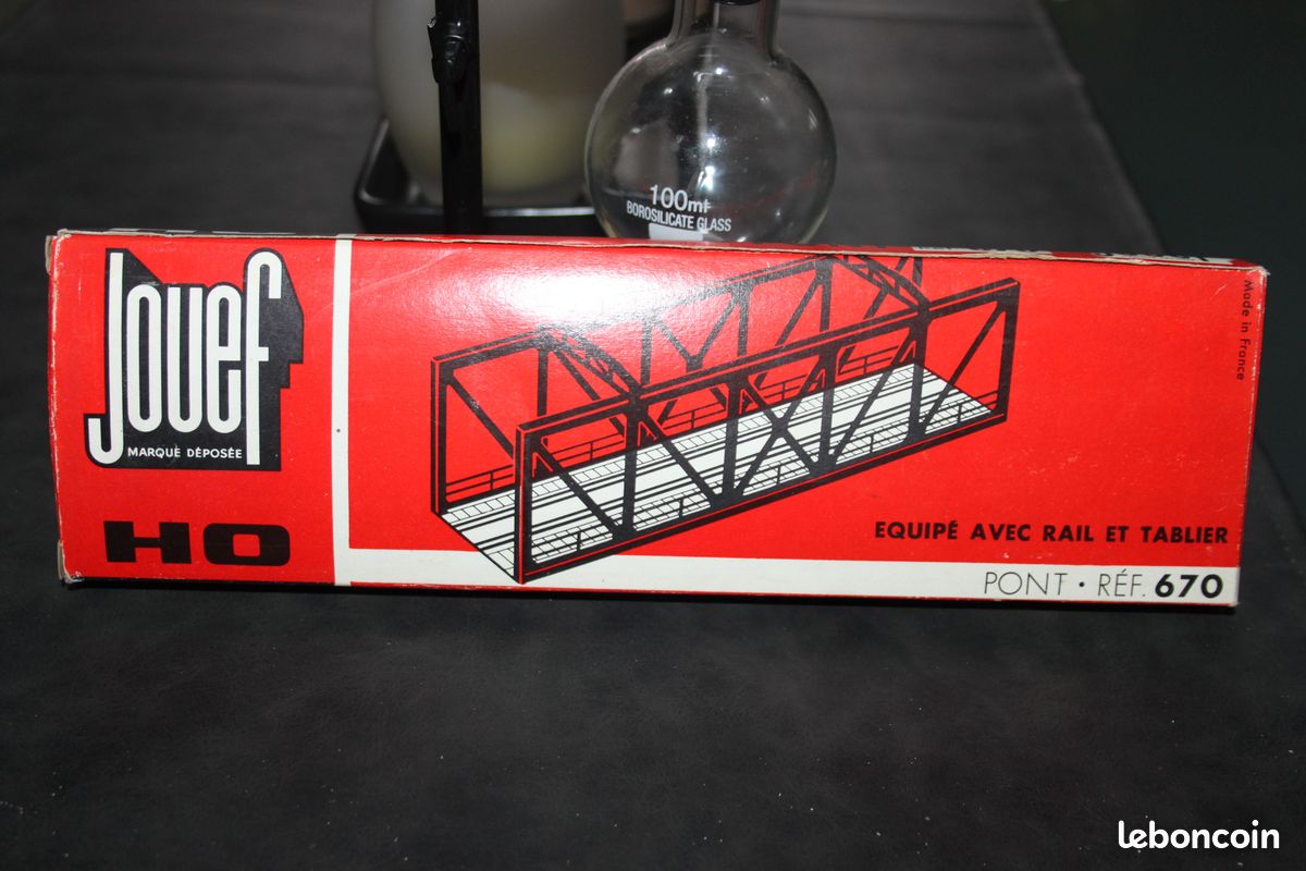 Lot De Ponts Et Rails Jouef HO Réf. 670 - Kit Non Assemblé Pour Réseau Ferroviaire - Occasion