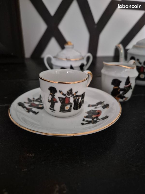 Ancienne Dinette En Porcelaine Enfant – Boîte Violette (France)