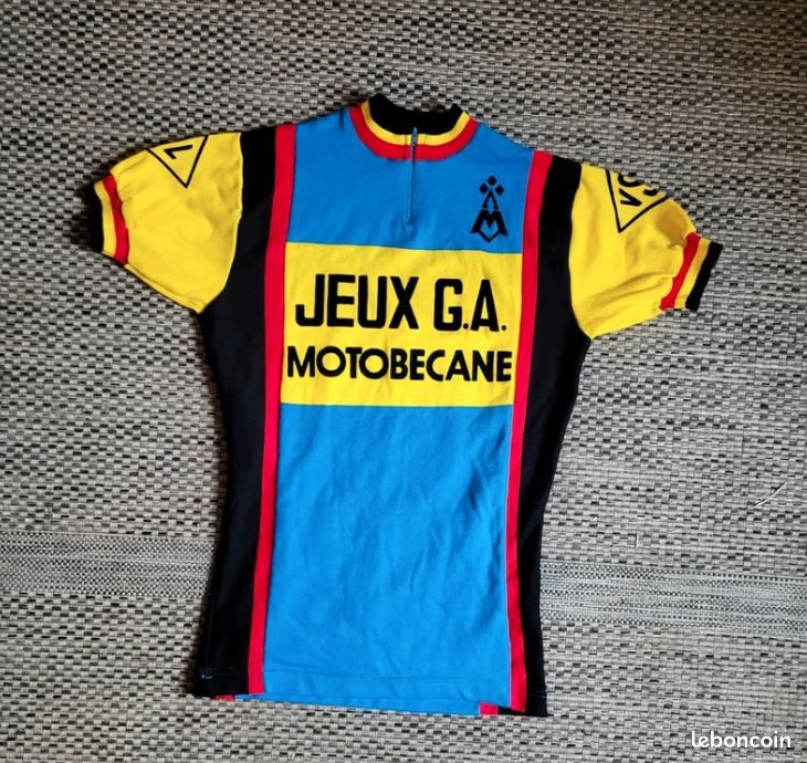 Maillot Cycliste Vintage La Redoute Motobécane – Santini – Occasion