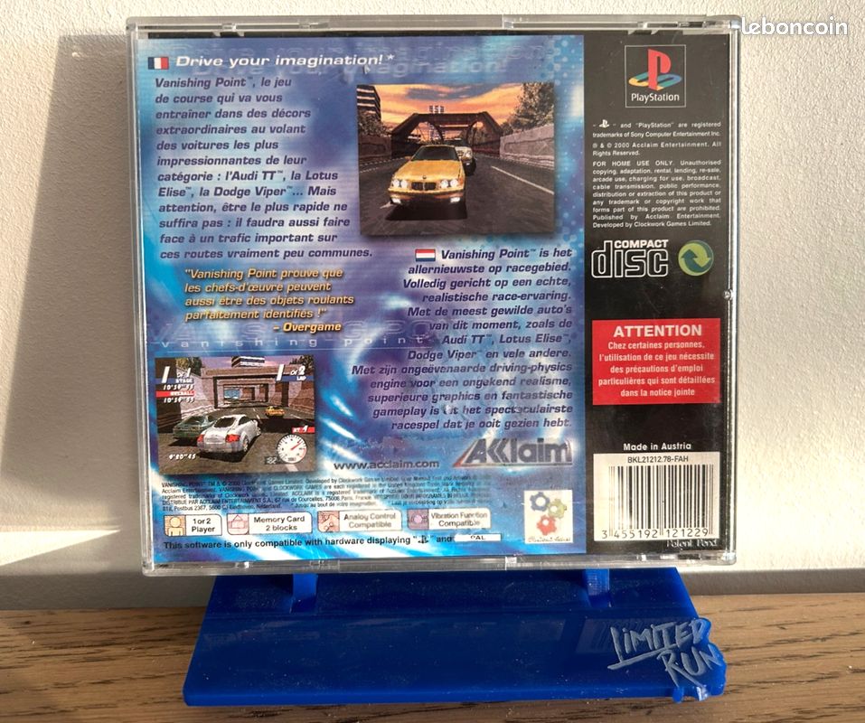 Vanishing Point für Playstation 1 | Kaufen auf Vanishing Point für Playstation 1 | Kaufen auf