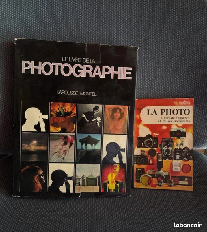 Lot de 2 livres anciens sur la photographie – Larousse / Marabout (image 1)