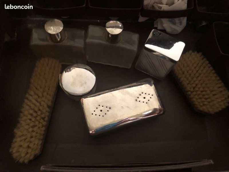 Vintage valise de voyage et de toilette 40s (image 2)