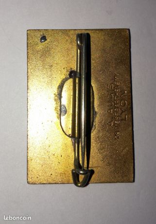 INSIGNE MARINE INDOCHINE MARJOLAINE bleu DRAGUEUR DE MINES Augis