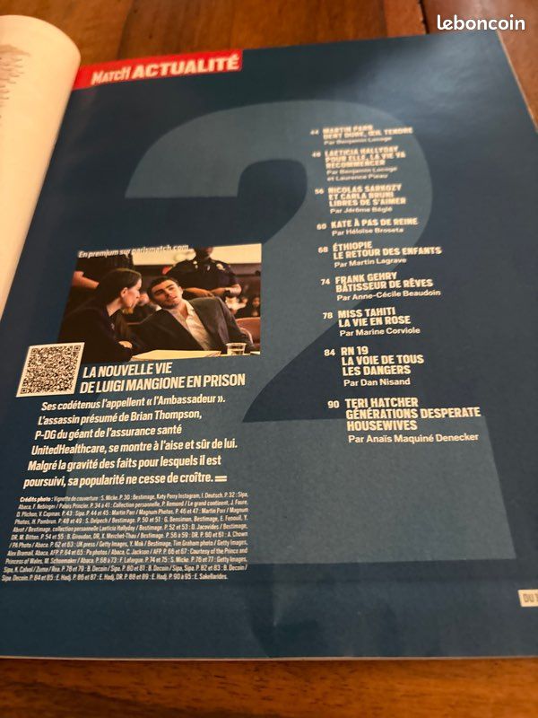 Revue Paris Match numéro 3997 du 17 décembre 2025 (image 2)