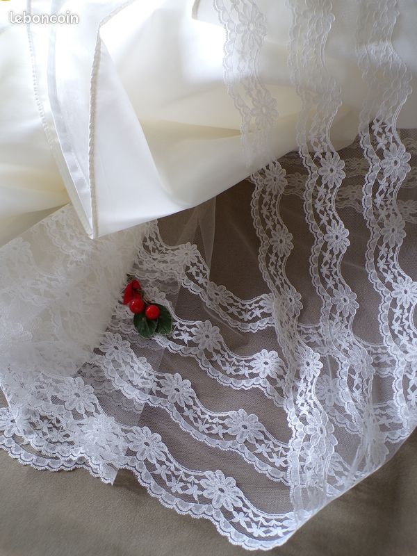 Robe de mariée dentelle années 70 (image 20)