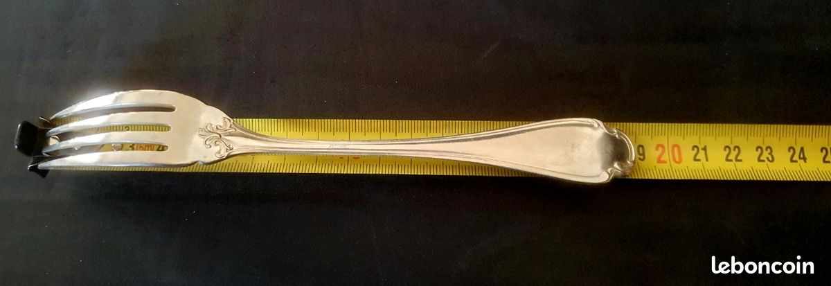 François Frionnet 12 couverts entremets, 24 pièces métal argenté, style Louis XV