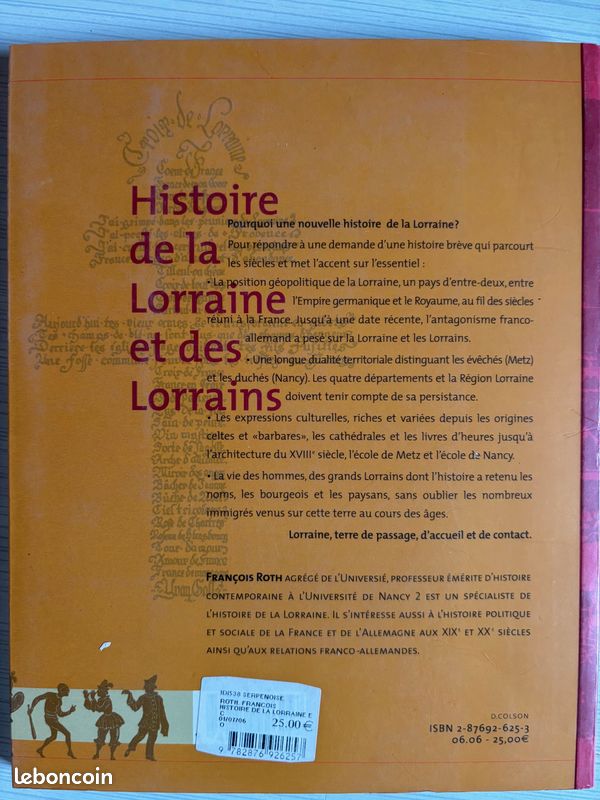 Livre "histoire de la Lorraine et des Lorrains" (image 3)
