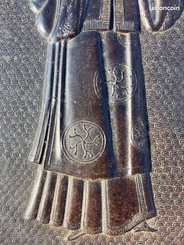 Sculpture asiatique / Plaque de thé ou autre (image 5)