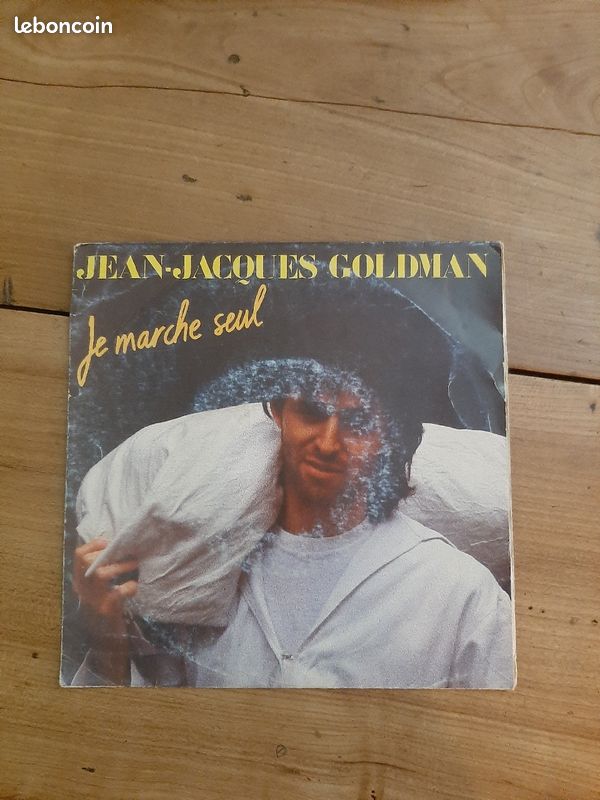 Vinyle 45tours, Jean-Jacques Goldman, Je Marche Seul et Elle Attend (image 1)