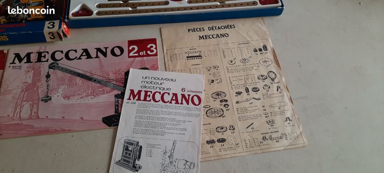 Meccano Les Véhicules Routiers Boîte 3 Plus Boîte Complémentaire 3A