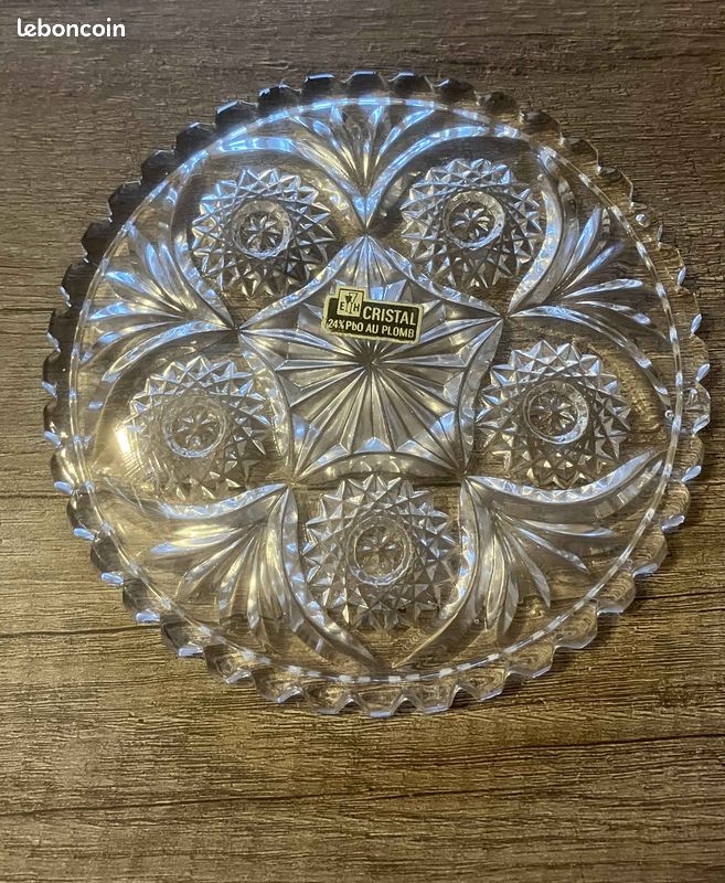 Dessous de plat et dessous de bouteille en cristal (image 3)