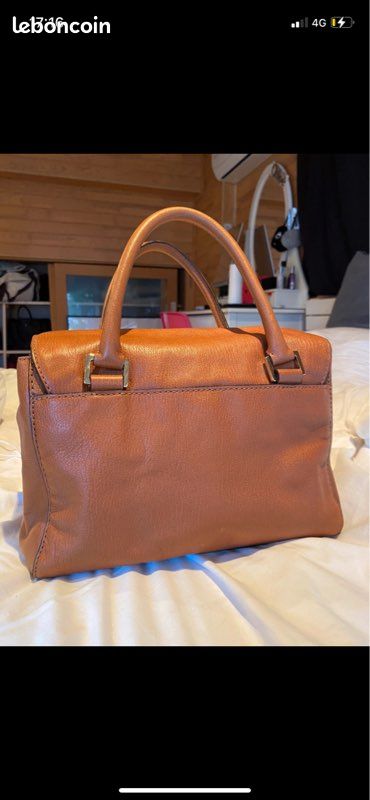 Sac Michael Kors cuir marron très bon état (image 2)