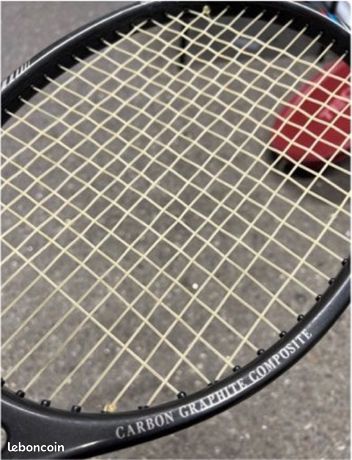 Raquette Dunlop McEnroe Comp - Carbone/Graphite - Vintage Avec Housse