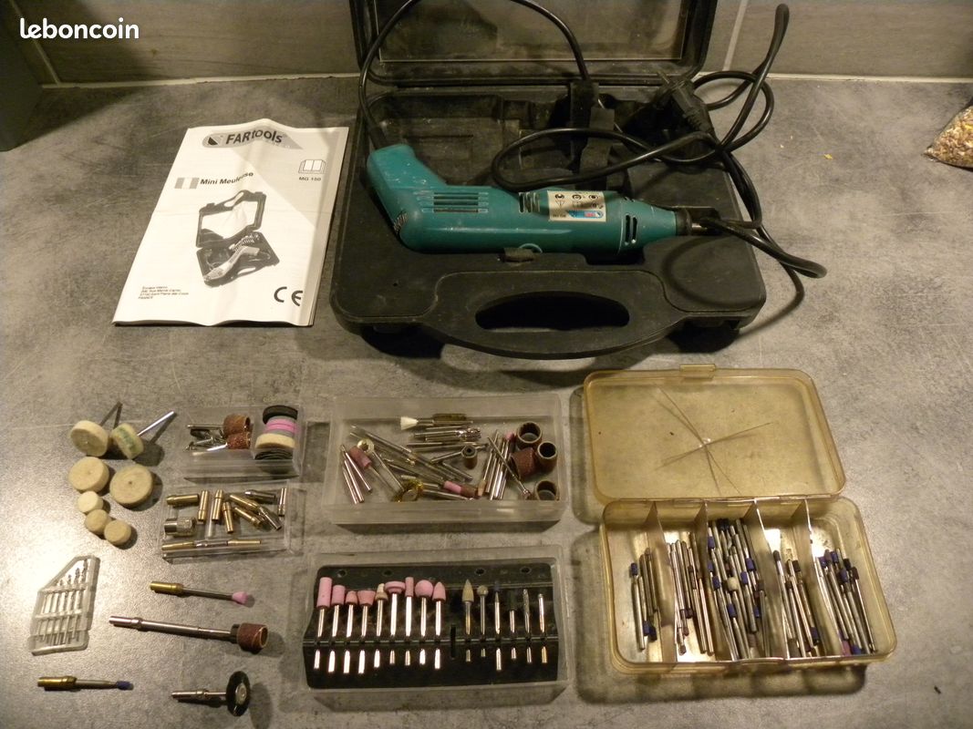 Mini meuleuse + accessoires (image 1)