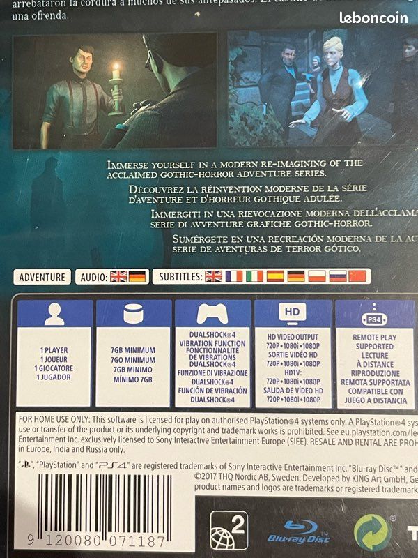 Black Mirror PS4 / PS5 [Complet – Excellent état – Première main] (image 6)