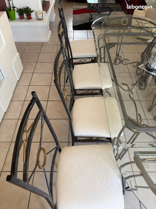 Chaises fer forgé (image 3)