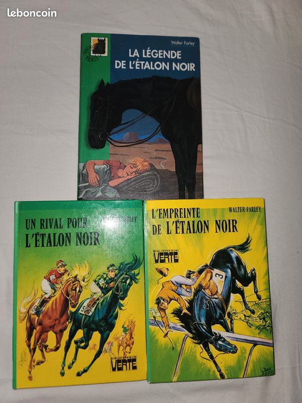 Lot 3 livres l'Étalon noir (L'empreinte, La légende, Un rival pour l'étalon noir) (image 1)
