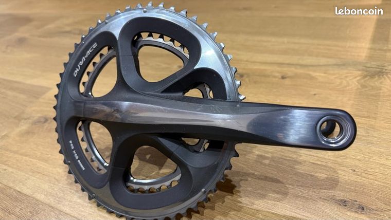 Pédalier SHIMANO DURA-ACE FC-7800 - 172,5mm - 53-39t - Alu/Carbone - Occasion Très Bon État