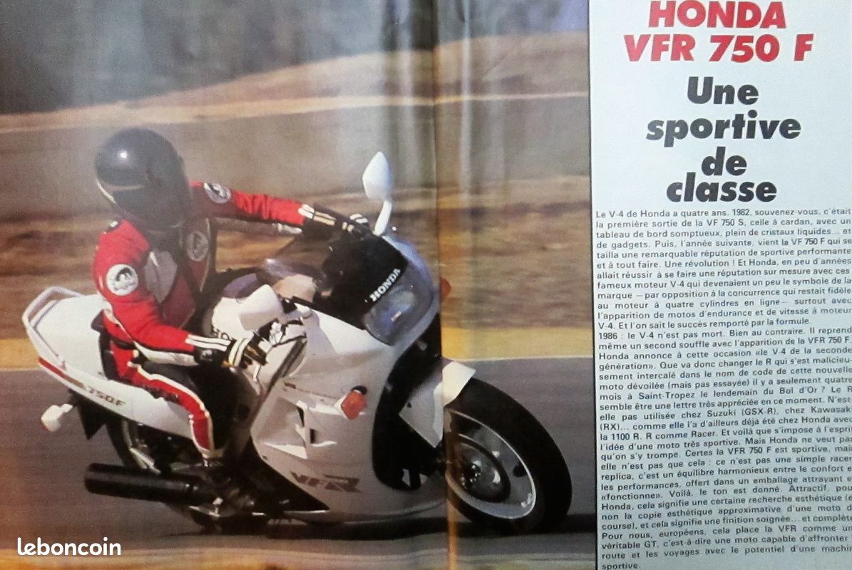 Moto Flash 76 HONDA 750 VFR Suzuki 1100 GSXR Ymaha FJ 1200 Kawasaki 1000 RX 500 Cross Honda 500 CR KTM 500 2T Kawasaki 500 KX Yamaha 490 YZ GOUIRAND (image 12)