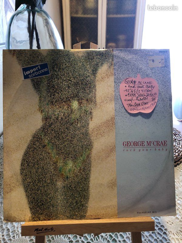 Vinyle george mc crae maxi 45t 2 titres original uk london 1986 funk soul disco 🕺 musique 🎵 (image 1)