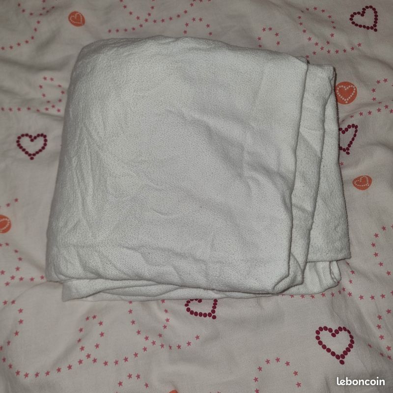 Protège matelas 80×190 100%coton (image 1)