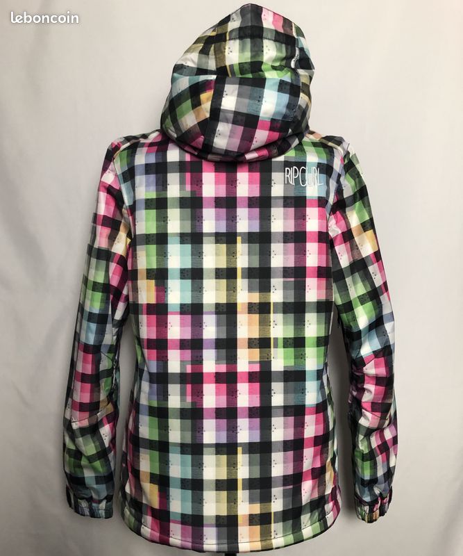 Veste manteau Blouson de ski surf Rip Curl Taille S Noir et