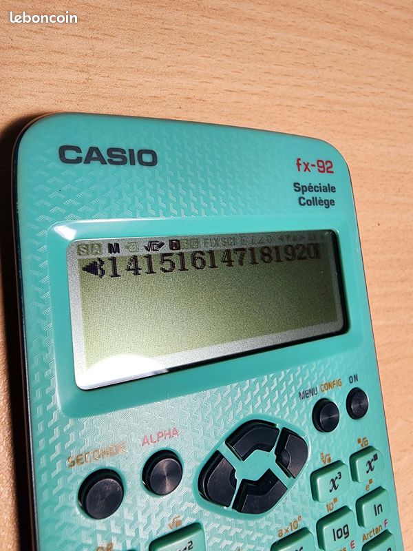 Arctan Casio Calculatrice Casio Fx-92 Spéciale Collège Avec