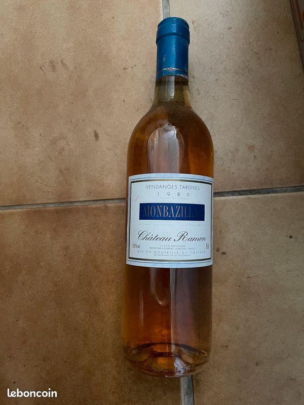 Vin Monbazillac château ramon vendanges tardives 1989 (image 1)