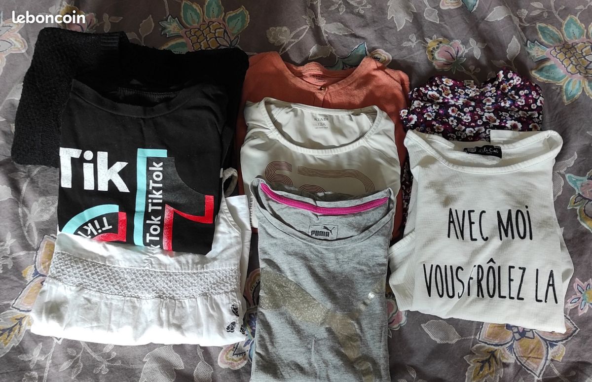 Lot de vêtements fille 12 ans (image 1)