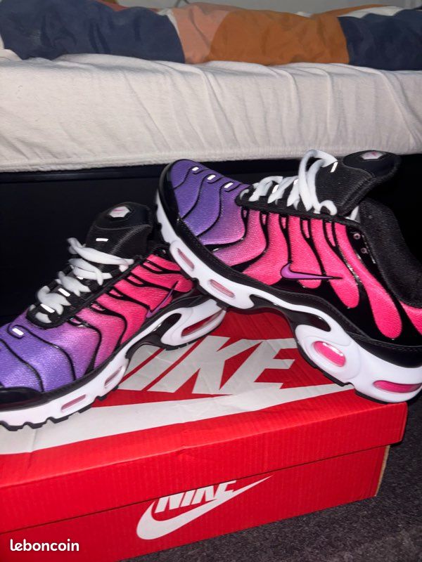 Basket Tn Tn Rose Bleu Nike Tn Violet Rose Blanc Chaussures