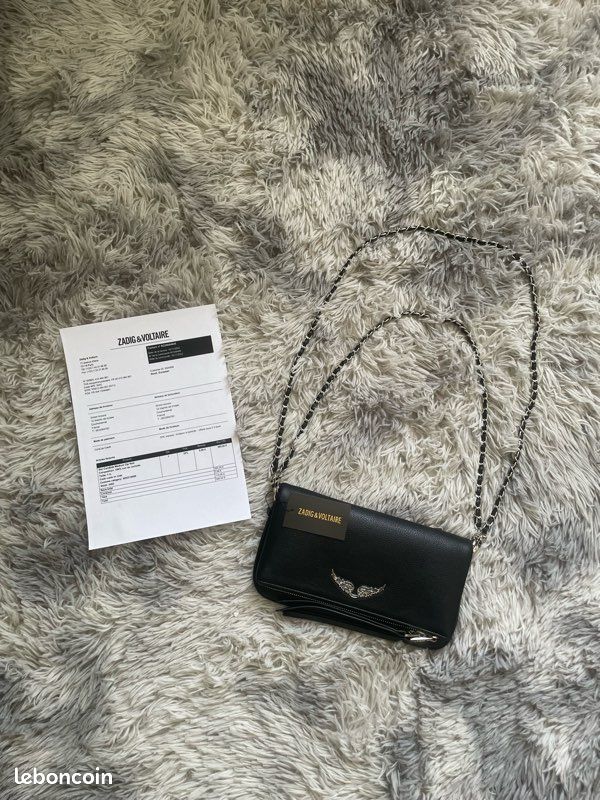 Sac À Main/Sac À Bandoulière Zadig & Voltaire Noir En Cuir (image 2)