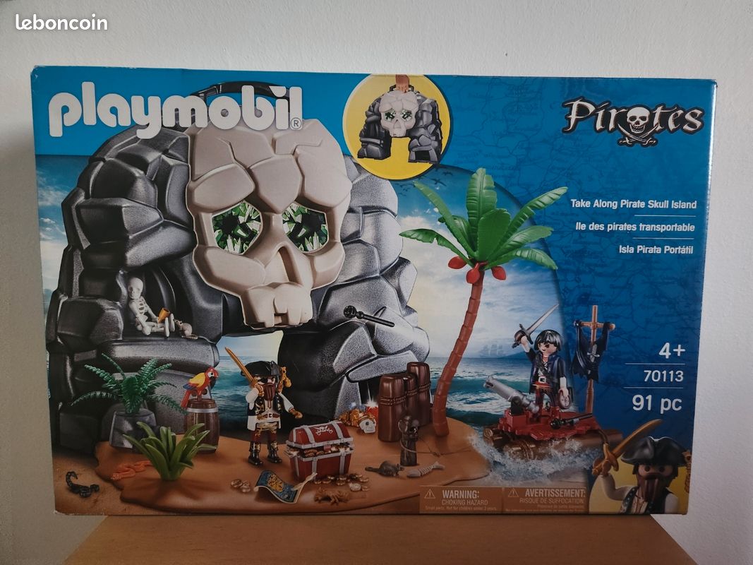 Ile des pirates Playmobil transportable neuve (image 1)