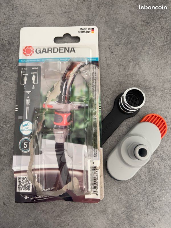Adaptateur pour robinet d'intérieur Gardena (M 24x1 / M 22x1) (image 1)