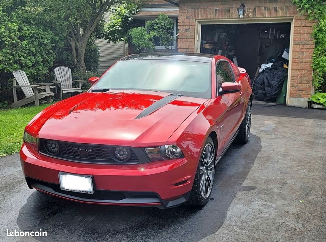 Très belle FORD MUSTANG GT Coupé de 2010 - V8 - 4,6L - BM - 61 500 KMS - ROUGE CANDY (image 2)