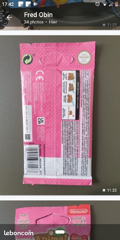 Cartes jeu Smith Animal Crossing Hello Kitty (image 2)
