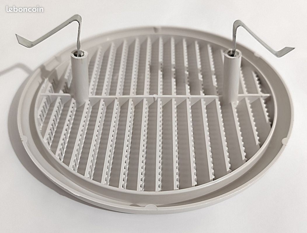 PATIKIL 115mm Ventilateur Doigt Grille, 8 Paquet Métal Grille Protection Garde Avec Vis Pour Ventilateur Protectif Couverture Bricolage, Argent